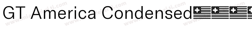 GT America Condensed字体转换
